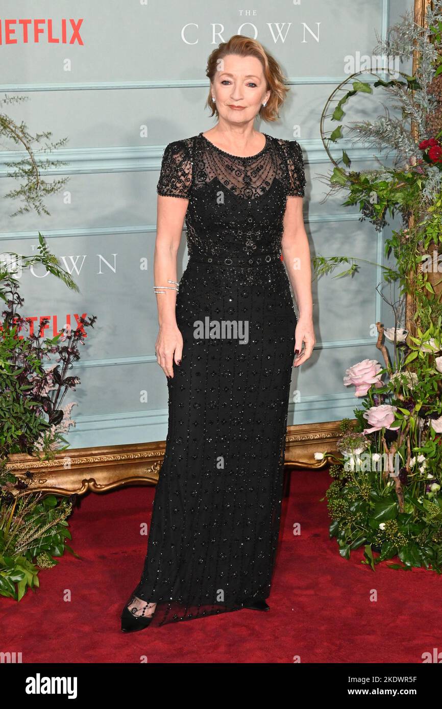 World Premiere Of `The Crown` Season Five In London PICTURED Lesley